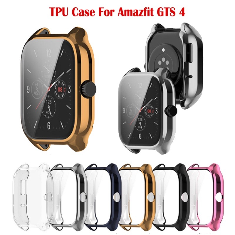 เคส Amazfit GTS 4 New TPU นิ่มครอบเต็มหน้าปัดสวยงามมีหลายสี