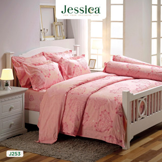 Jessica Cotton Mix J253 ชุดเครื่องนอน ผ้าปูที่นอน ผ้าห่มนวม เจสสิก้า พิมพ์ลายได้อย่างประณีตสวยงาม