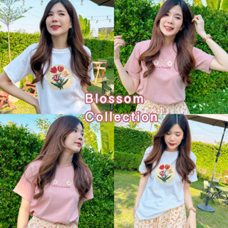 Jarikashop - เสื้อยืด BLOSSOM ( งานป้าย.. Jarika ) ( จ100 )