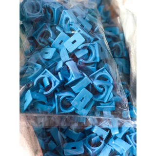 คลิปก้ามปู ก้ามปู 3/8 3หุน 1/2 4 หุน แพ็ค 50 และ 100 ตัว 3 สี ขาว เหลือง ฟ้า และ เทา