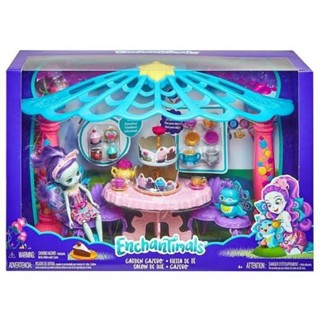 Enchantimals Garden Gazebo Playset Patter Peacock Doll and Flap Figure