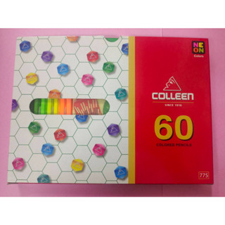 ดินสอสีไม้ COLLEEN แท่งยาว 60 สี