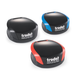 Trodat Micro Printy 9342 ตรายางหมึกในตัวพกพา วงกลม 42 มม. ขนาดกระทัดรัด สำหรับพกพา