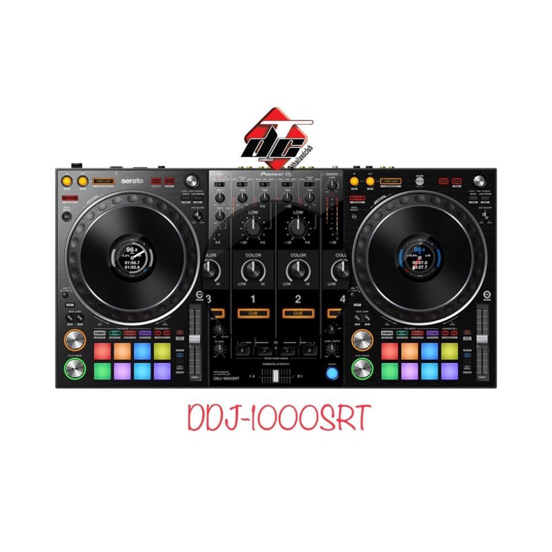 DDJ-1000SRT คอนโทรลเลอร์ DJ ประสิทธิภาพ 4 แชนเนลสำหรับ Serato DJ Pro