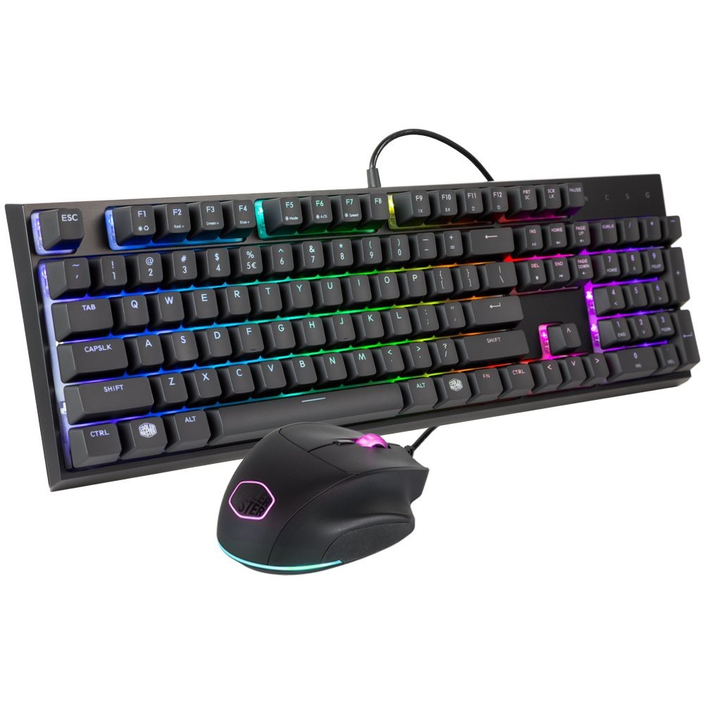 คีย์บอร์ดและเมาส์ 2 IN 1 COOLER MASTER COOLER MASTER Masterset MS120 Combo/RGB รับประกัน 2 ปี คีย์บอ