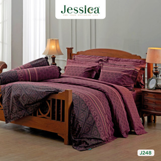 Jessica Cotton Mix J248 ชุดเครื่องนอน ผ้าปูที่นอน ผ้าห่มนวม เจสสิก้า พิมพ์ลายได้อย่างประณีตสวยงาม