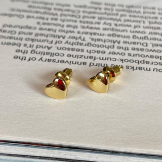 forbe.studio 100 บาททุกคู่ (ขั้นต่ำ3 ชิ้น) ต่างหูหัวใจจิ๋ว Gold mini heart stud