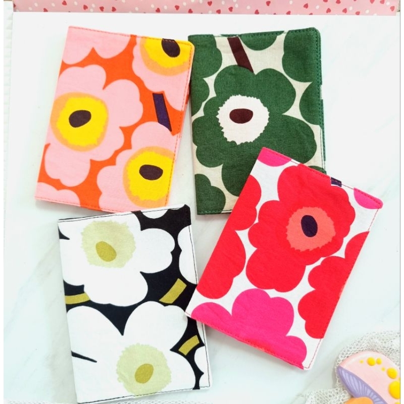 ✈️📓ปกพาสปอร์ต ลายผ้า มารีเมกโกะ Marimekko แท้100เปอร์เซนต์ มีหลายสีเพิ่มเติม สั่งทำได้เลย✈️📓