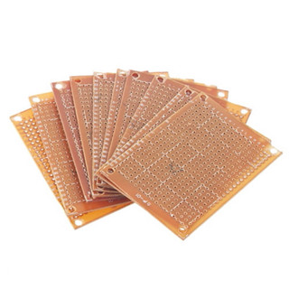 แผ่นปริ้น PCB  อเนกประสงค์ ขนาด 5x7 ซม. สำหรับใช้ในงานบัดกรี 5ชิ้น/ชุด