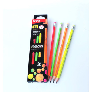 DELI Triangular Graphite Pencil ดินสอ สามเหลี่ยม