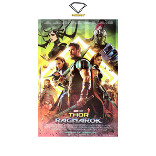 💎Intelligent | โปสเตอร์ Thor | ขนาด 23.5x34.5 นิ้ว | x 1 แผ่น อเวนเจอร์ส โปสเตอร์หนัง โปสเตอร์marvel thor ragnarok