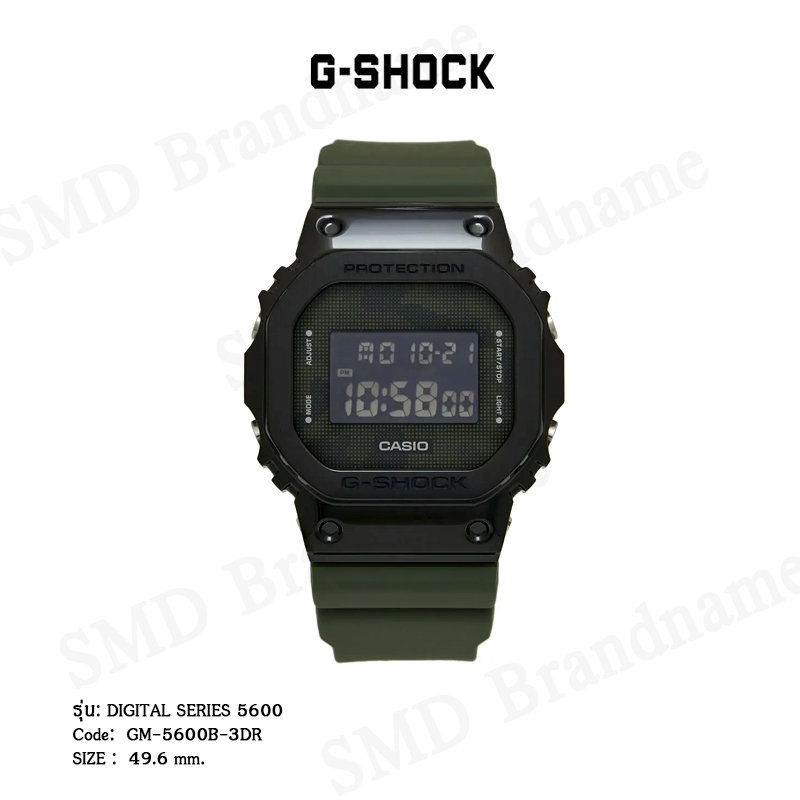 CASIO G-SHOCK นาฬิกาข้อมือ รุ่น DIGITAL SERIES 5600 Code: GM-5600B-3DR