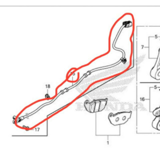 ตัวตรวจจับความเร็วของล้อหลัง HONDA CB150R แท้ศูนย์