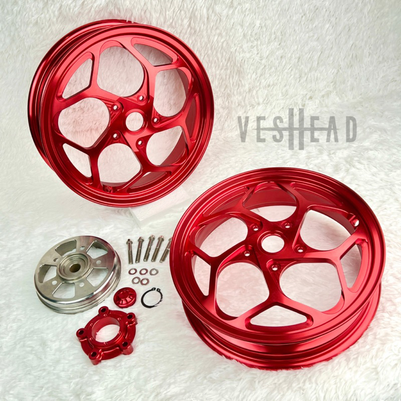 ล้อแม็ค Forged Aluminum 12” สำหรับ Vespa Sprint / Primavera นิวเวสป้า ผ่อน 0% 10เดือน