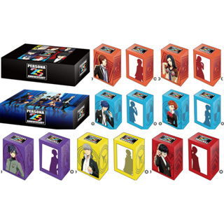 Bushiroad Deck Holder V3 &amp; Storage V2 Persona P25th : P1, P2, P3, P4, P5 - กล่องใส่การ์ด