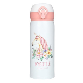 unicorn water bottle กระบอกน้ำสแตนเลสเก็บอุหภูมิลายยูนิคอร์น