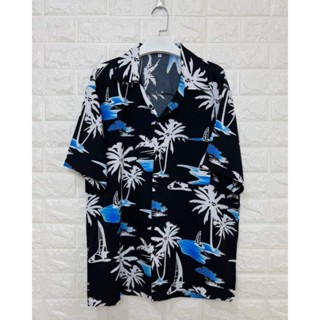 💥เสื้อฮาวายไซส์ใหญ่ ผ้าไหมอิตาลี รอบอก 44-56นิ้ว พร้อมส่ง💯💯