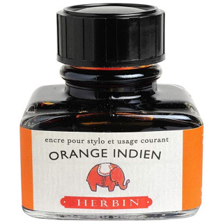 J HERBIN Fountain Pen Inks Orange indien (C13057T) / น้ำหมึกสำหรับปากกาหมึกซึม สีส้มอินเดีย แบรนด์ J HERBIN