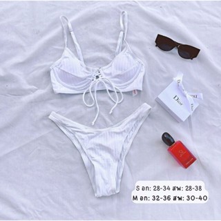 bikini size L มีแค่สีขาวเท่านั้น พร้อมส่ง 😶‍🌫️