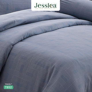 Jessica Tencel T852 ชุดเครื่องนอน ผ้าปูที่นอน ผ้าห่มนวม เจสสิก้า พิมพ์ลวดลายโดดเด่น ให้สัมผัสที่นุ่มลื่นดุจแพรไหม