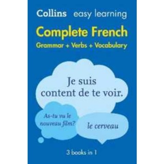 Easy Learning French Complete Grammar, Verbs and Vocabulary (3 books in 1)