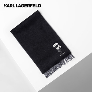 KARL LAGERFELD - K/IKONIK 2.0 WOOL SCARF 230W3304 ผ้าพันคอ