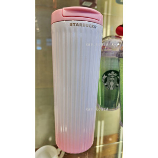 🎀【พร้อมส่ง】 2023 แก้วสตาร์บัคส์เกาหลี Starbucks Korea Valentine jungle pink tumbler 473ml/ 16oz