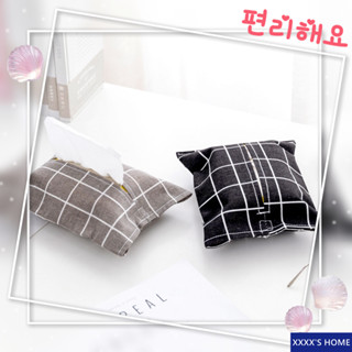 #XX37 Tissue case / bag กระเป๋าใส่ทิชชู่ กระเป๋าผ้าฝ้ายผ้าลินิน