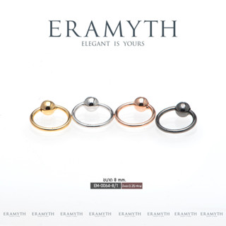 Eramyth Jewelry: ต่างหูห่วงเล็ก 8mm งานเงินเกลี้ยง EM-0064 สินค้ามาตรฐานส่งออก(พร้อมส่ง)