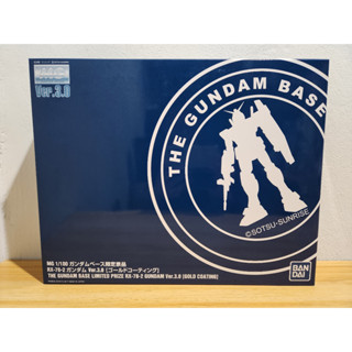 Bandai MG The Gundam Base RX-78-2 Gundam Ver.3.0 Gold Coating  - โมเดล กันดั้ม กันพลา