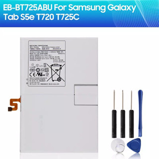 แบตเตอรี่ แท้ สำหรับ Samsung Galaxy Tab S5e T725C T720 S6 Lite SM-P610 P615C +เครื่องมือ