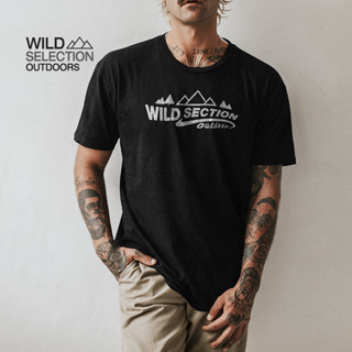 เสื้อยืดแขนสั้น Wild Section Outdoor  เสื้อคอกลม ผ้าฝ้าย 100% สวมใส่สบาย  ซีรีย์ Grow in the Dark เรืองแสงในที่มืด