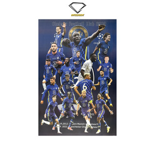 💎Intelligent | โปสเตอร์ CHELSEA 2022 | ขนาด 23.5x34.5 นิ้ว | x 1 แผ่น เชลซี โปสเตอร์ทีมฟุตบอล โปสเตอร์นักกีฬา