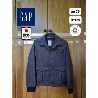 เสื้อกันหนาว เสื้อขนสัตว์ เสื้อ Wool แบรนด์ Gap ของแท้ มือ2