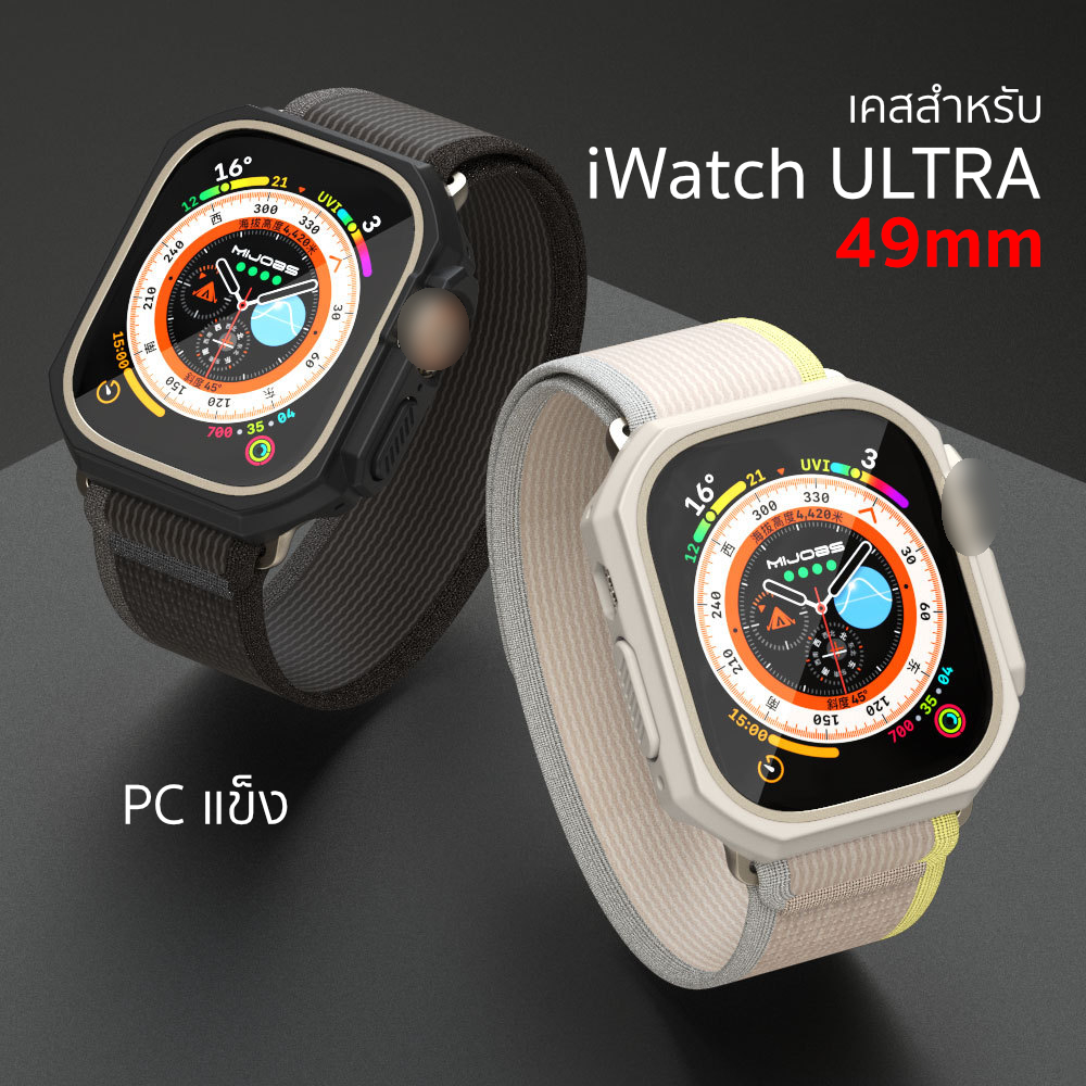 เคส สำหรับ AppleWatch Ultra  i watch 49mm PC เนื้อแข็ง HALF