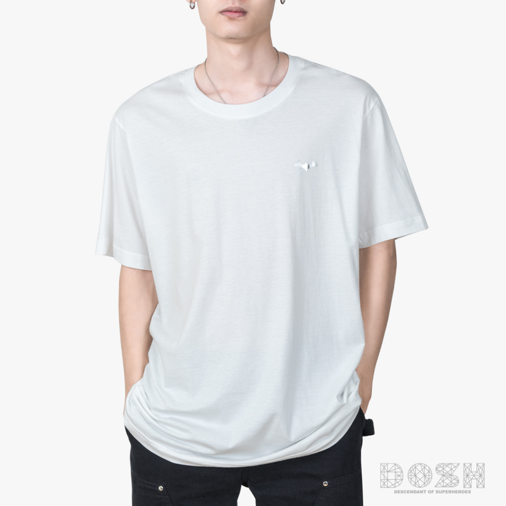 DOSH MEN'S BASIC T-SHIRTS BATMAN เสื้อยืดคอกลมสีพื้น S-2XL 9DBMT5252-OW