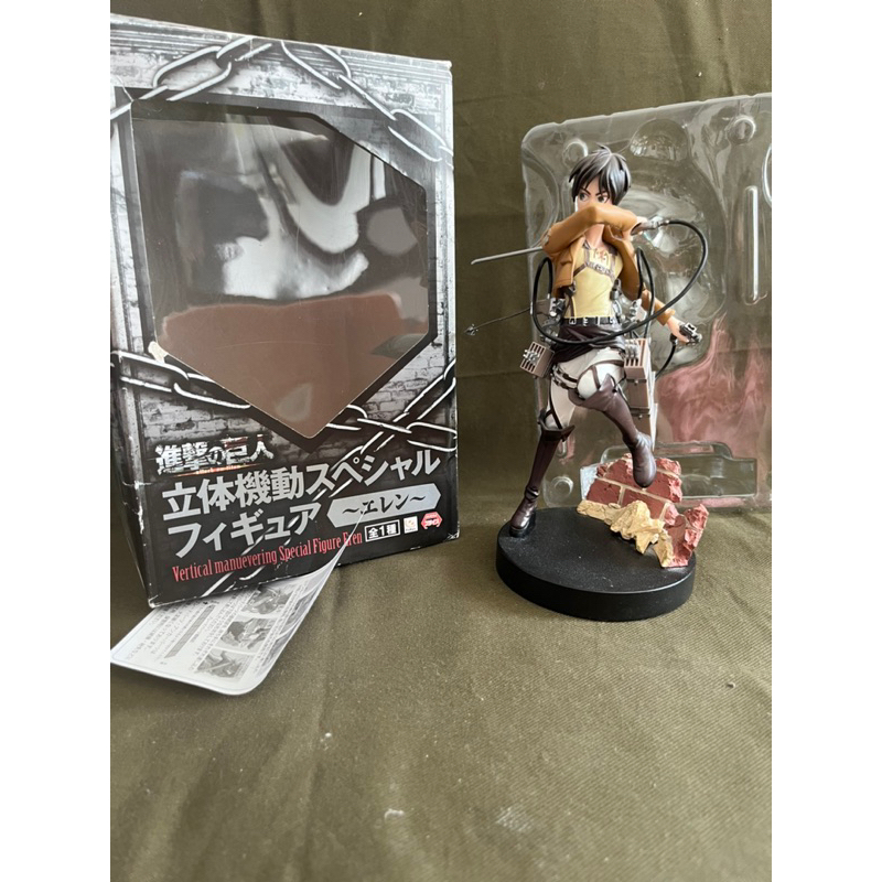 สินค้ามือสองญี่ปุ่น Eren โมเดล Figure  FURYU/ Eren Yeager ของแท้ นำเข้าจากญี่ปุ่น 0121Y04