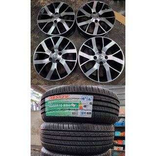 แม็ก Nissan Almera ขอบ15"พร้อมยางใหม่ Destone ปี23