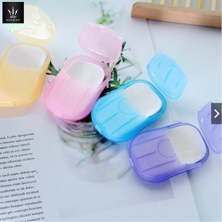 สบู่เเผ่น แบบพกพา สีสันสดใส
