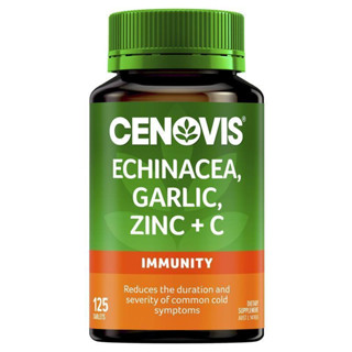 Cenovis Garlic and Horseradish + C Complex - Contains Vitamin C - 125 Capsules(สินค้า pre-order)