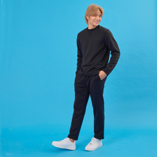 Billings by Khaki Bros. เสื้อยืดคอกลมแขนยาว และ กางเกงขายาว ทรง Regular fit