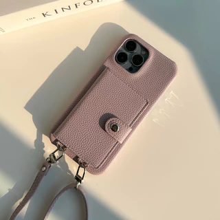 [i17]🌈พร้อมส่ง T8S7 เคสกระเป๋าใส่บัตร+สายสะพาย (1) ใส่บัตรใส่เงินได้จุใจ For iPhone เคสไอโฟน เคสใส่บัตร 17Pro,17Promax