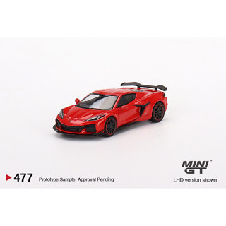 MINI GT 1/64 No.477 Chevrolet Corvette Z06 2023 Torch Red RHD MGT00477-R