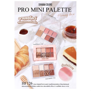 HF126 Pro Mini Paletteซีเวนน่า คัลเลอร์ส โปร มินิ พาเลทท์ อายแชโดว์ตกแต่งเปลือกตา เนื้อแมทท์และซิมเมอร์…