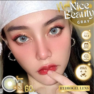 Bigeye คอนเเทคเลนส์ สีเทา,สีน้ำตาล Nice Beauty We Wink