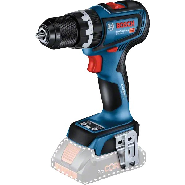 BOSCH สว่านไขควงกระแทกไร้สาย  GSB 18V-90 C  (เครื่องเปล่า) มอเตอร์ไร้แปรงถ่าน รหัสสินค้า 0 601 9K6 1