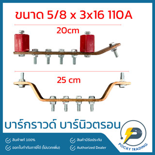 บาร์กราวด์ บาร์นิวตรอน 5/8 x 3/16 นิ้ว 110A