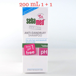 Sebamed Anti Dandruff Shampoo 200 ml (1แถม1) สำหรับผู้ที่มี #รังแค หรือ #หนังศรีษะมัน