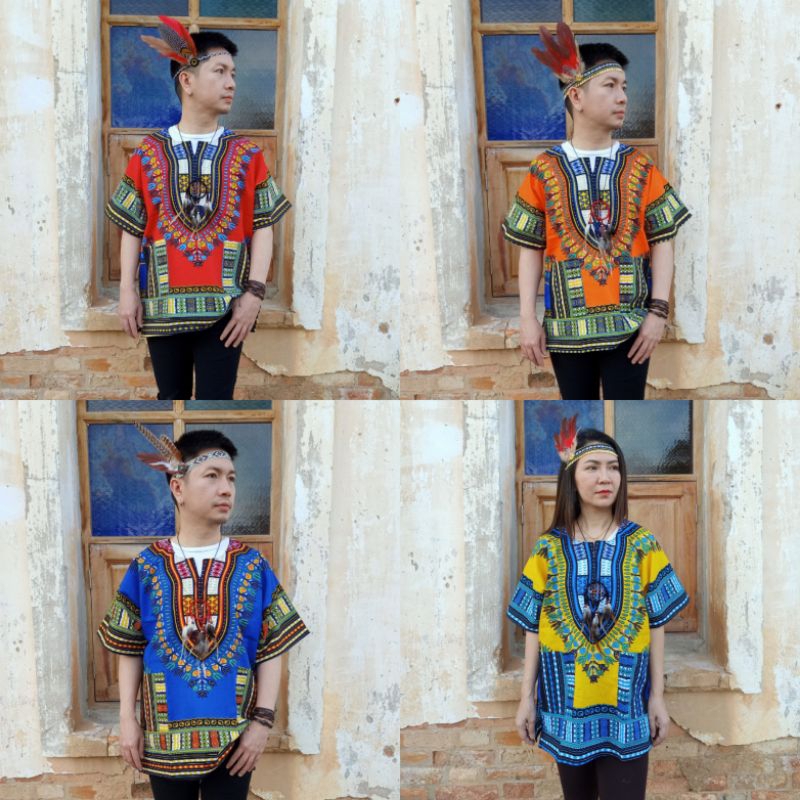 เสื้อจังโก้ โบฮีเมี่ยน ใส่ได้ทั้งขายหญิง มีหลายขนาด ผ้าคอตตอน เนื้อนุ่ม พร้อมส่งจากไทย