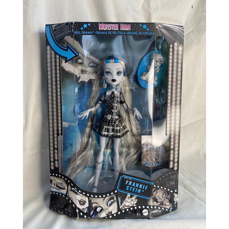 พร้อมส่ง Monster High Reel Drama Frankie Stien NIB กล่องมีตำหนิ